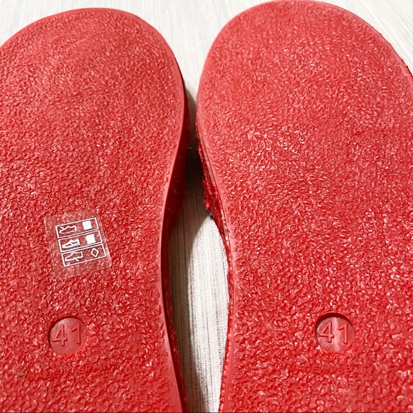 Free People Beach Front Espadrille Red Sandal - Picture 8 of 8